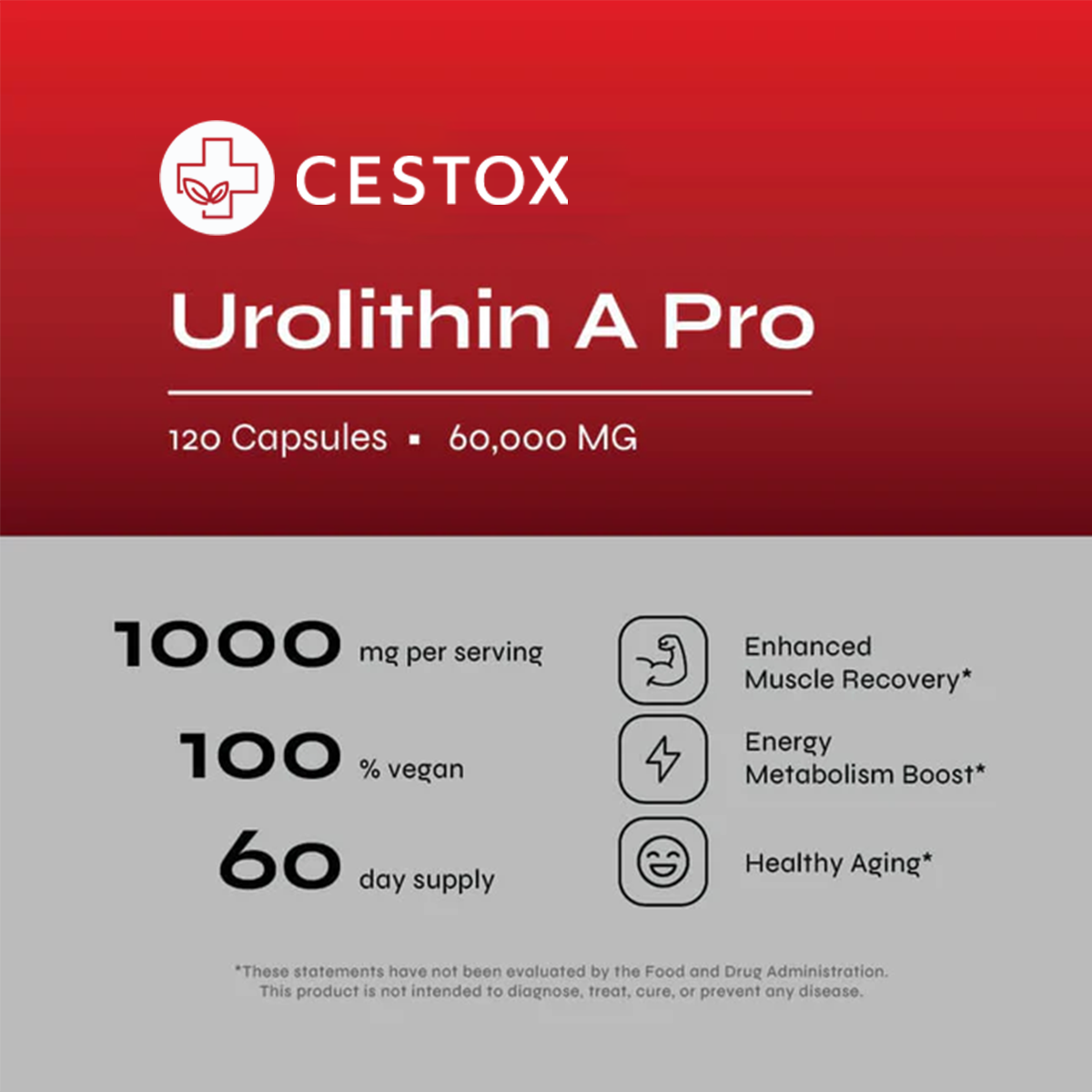 Cestox Urolithin A Pro Capsules
